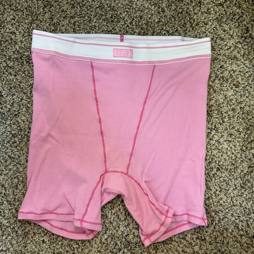 SKIMS Pink Boxer Briefs